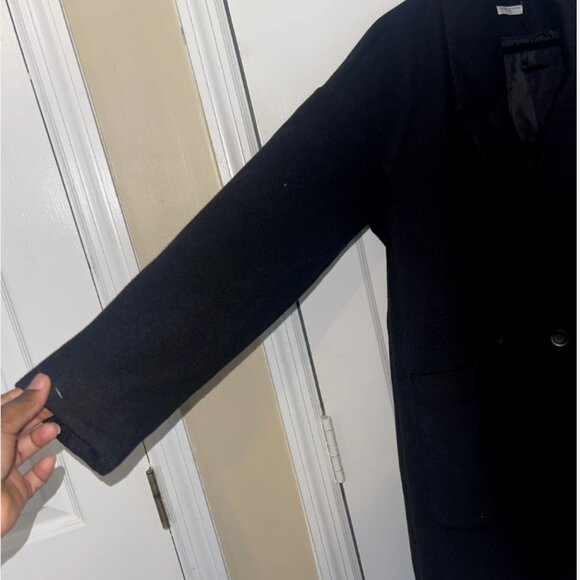 Women's Black US XL Jacqueline de Young by Only Wool coat - Picture 3 of 7